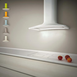 Elica Dolce Chimney Cooker Hood Umber